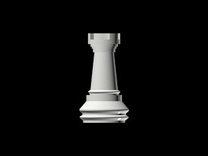 3D Chess Rook - TurboSquid 1788411