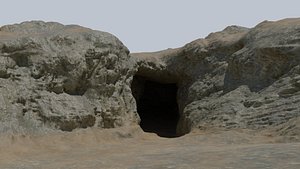 3D cave photorealistic