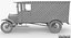 3d model tt delivery van vehicle