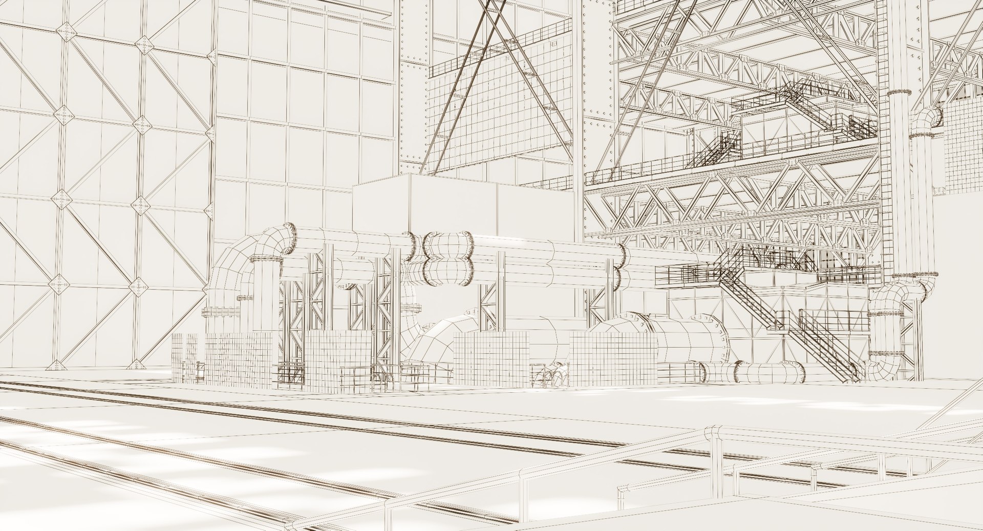 Industrial Factory 3D model - TurboSquid 1985483