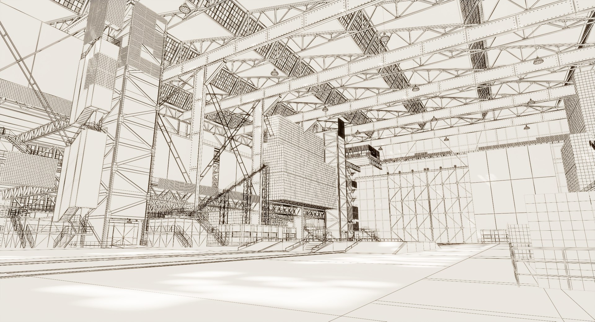 Industrial Factory 3D Model - TurboSquid 1985483
