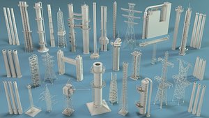 Industrial Units Collection 3 - 33 pieces