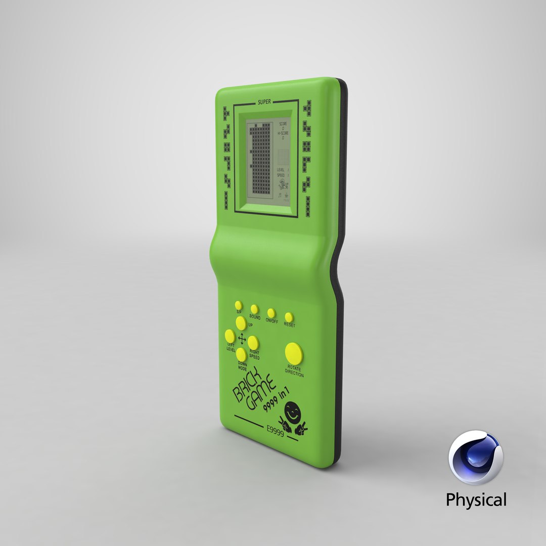 3D Retro Handheld Game 03 - TurboSquid 2002696