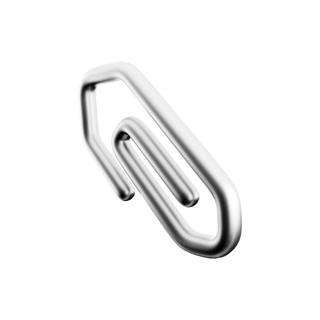 3D Model 3d Paperclip - TurboSquid 2013903
