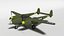 3D lockheed p38 - lighting model