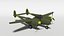 3D lockheed p38 - lighting model