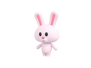 3D model rabbit character