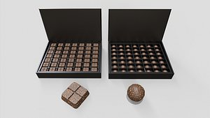 Chocolates 3D model