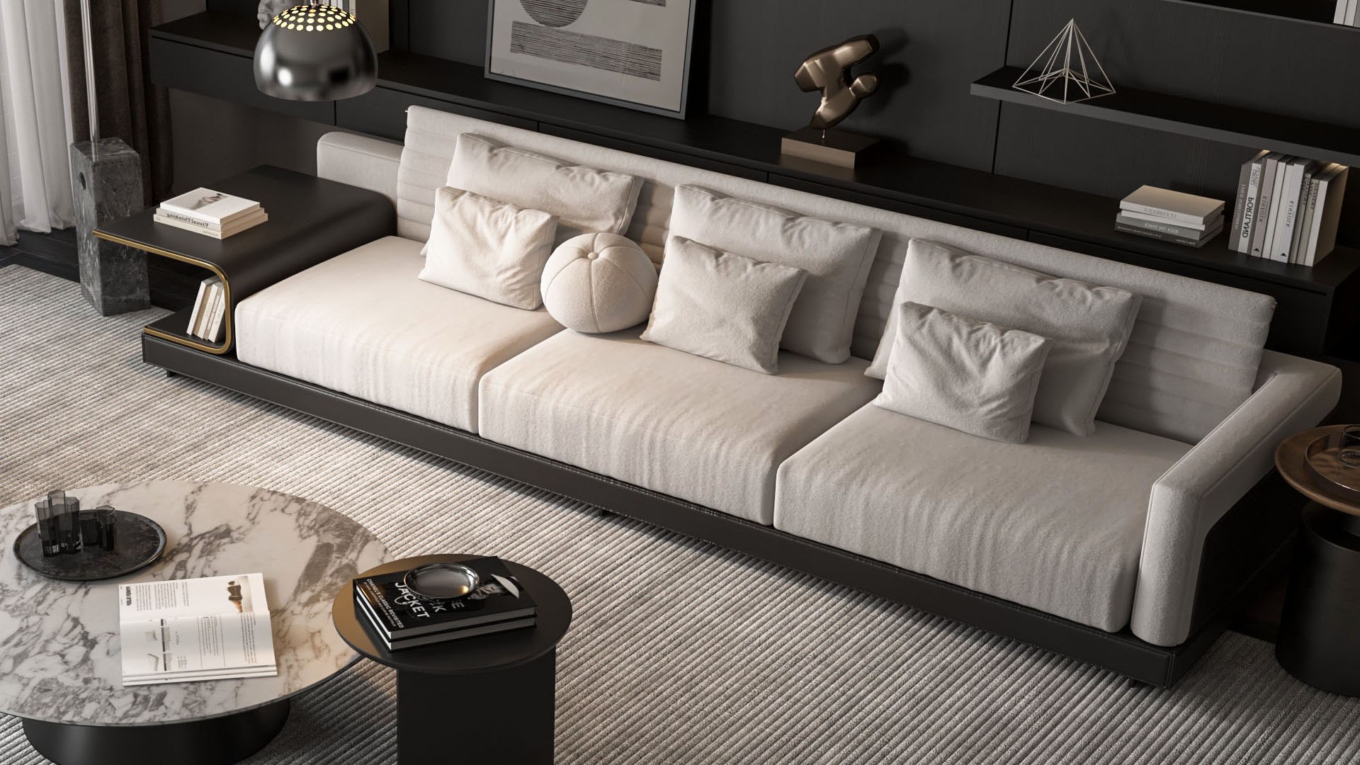 Modern Living Room 3D Model - TurboSquid 2082403