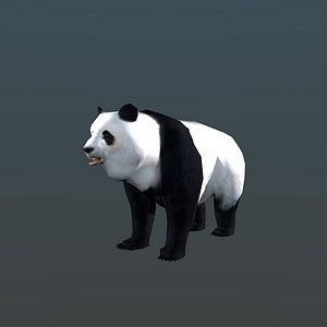 Urso panda dos desenhos animados Modelo 3D $9 - .stl .obj .blend