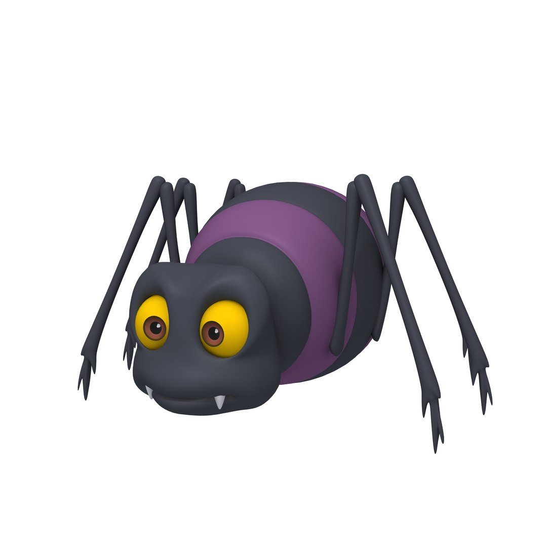 spider cartoon 3D model https://p.turbosquid.com/ts-thumb/PW/NOrlSE/9G9HypGA/05/jpg/1601805413/1920x1080/fit_q87/290c6772536e4d36c4df95c776feee0b9ae2fc1b/05.jpg