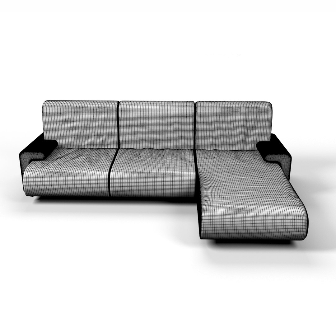 fabric couch 3d max