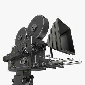 Vintage Movie Camera Detailed