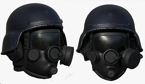 3D mask sci fi model