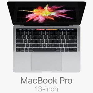3d macbook pro 13-inch touch