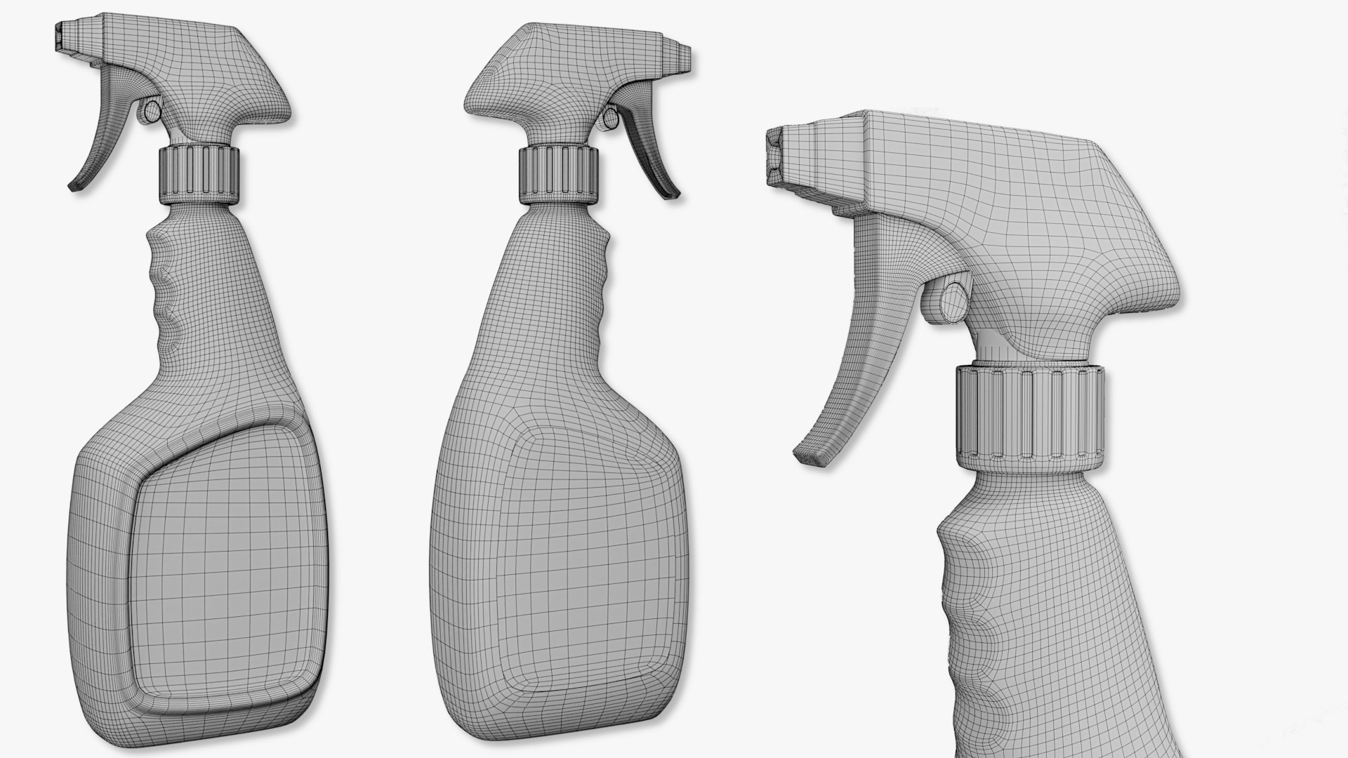 3D Cleaning Spray Bottle - TurboSquid 2212562