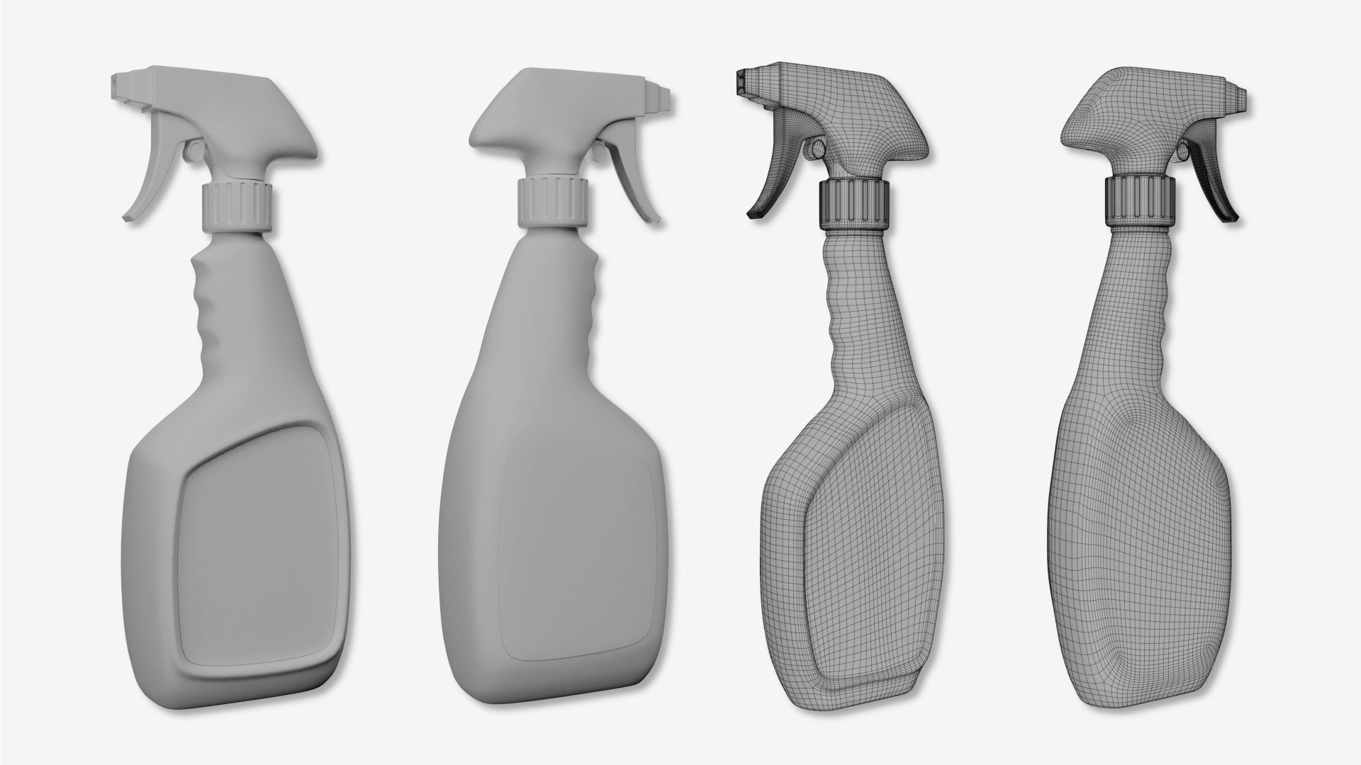 3D Cleaning Spray Bottle - TurboSquid 2212562