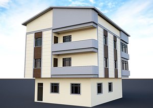 ornate building 3D model