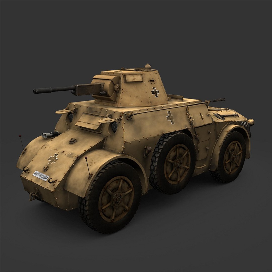 autoblinda 41 ab-41 vehicles 3d obj