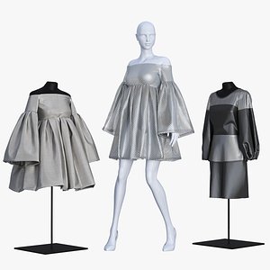 3D fashionable dresses