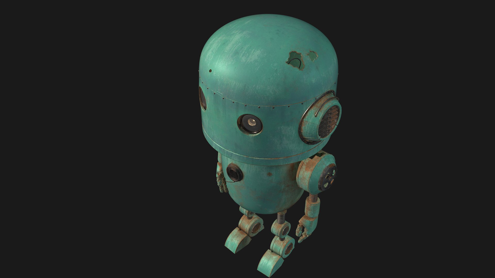 3D Rusty Robot 11 Model - TurboSquid 2373158