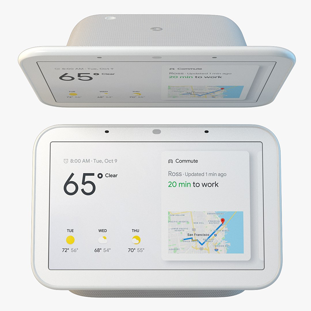 Google Home Hub 3D Model - TurboSquid 1338922