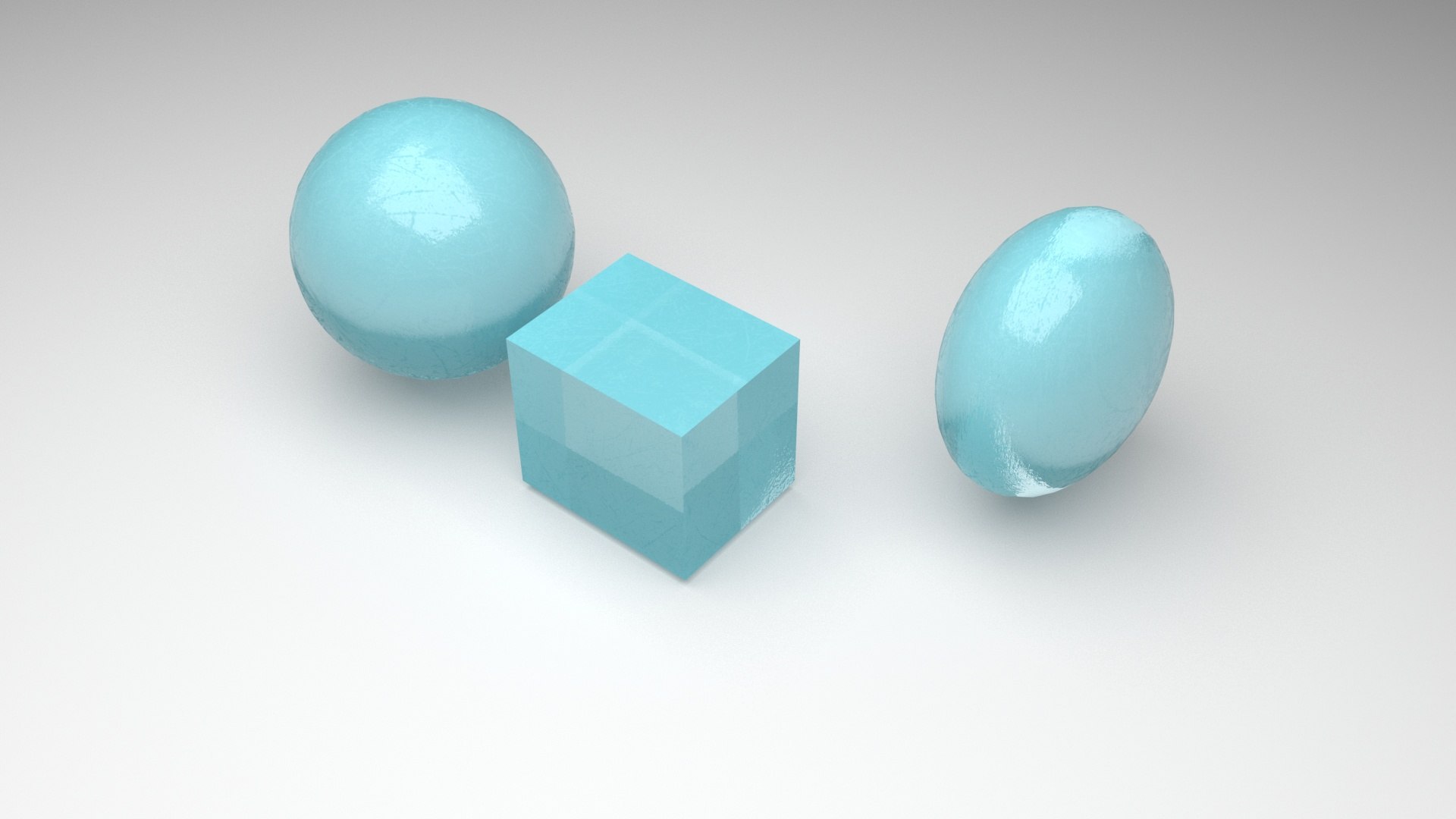 Ice Cube And Spheres 3D Model - TurboSquid 1911163