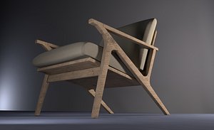 realistic arm chair 3D