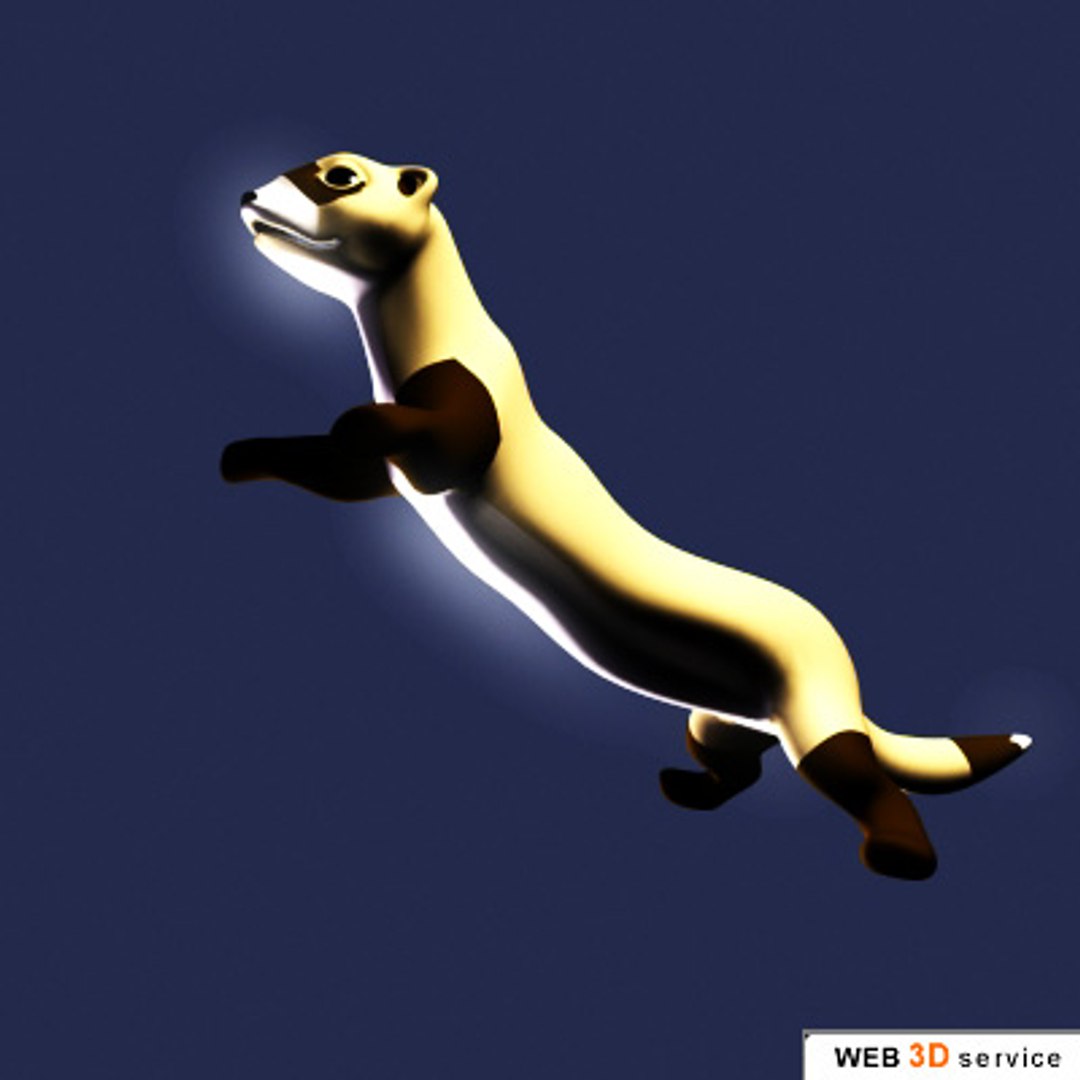 ferret animation 3d max