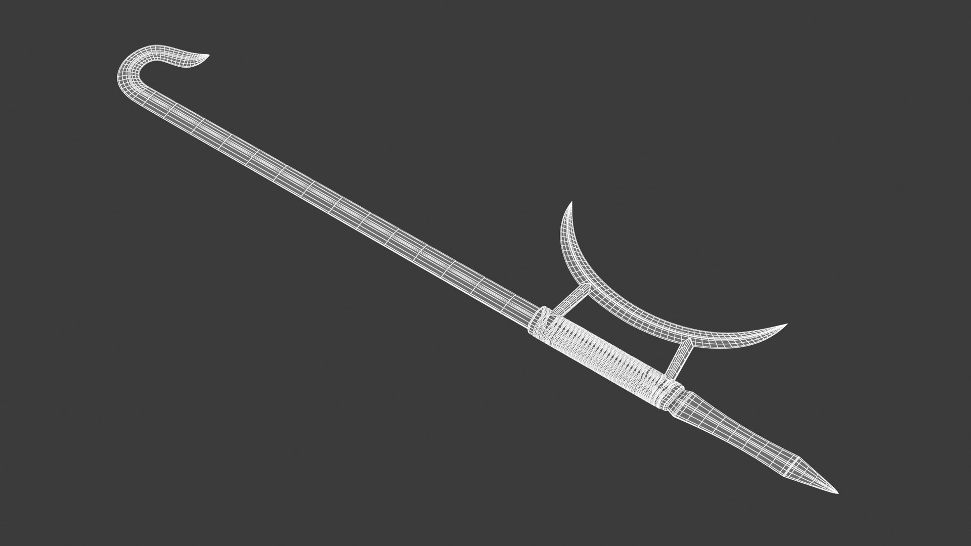 Hook Sword 3D Model $29 - .max .c4d .ma .obj .lwo .3ds - Free3D