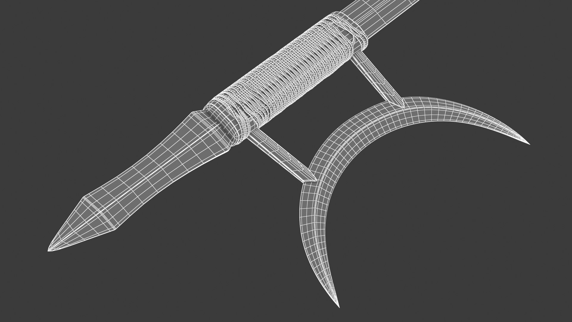 3D Hook Sword - TurboSquid 1724360