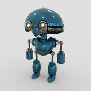 robot cartoon b 3D