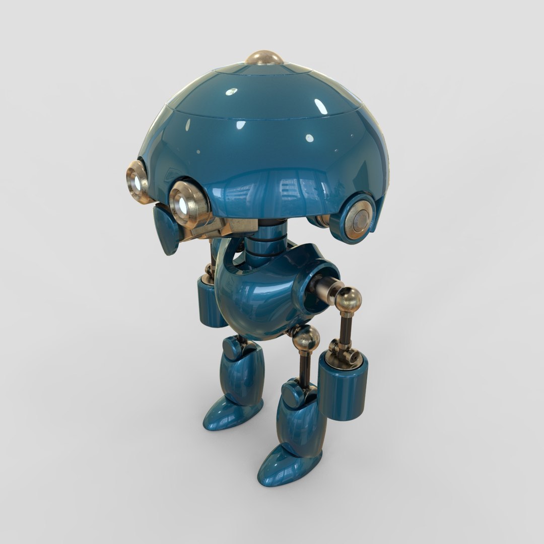 Robot Cartoon B 3D - TurboSquid 1180240