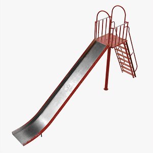 3D Outdoor playground slide 02