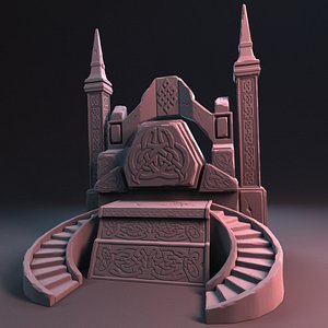 3D pedestal fantasy