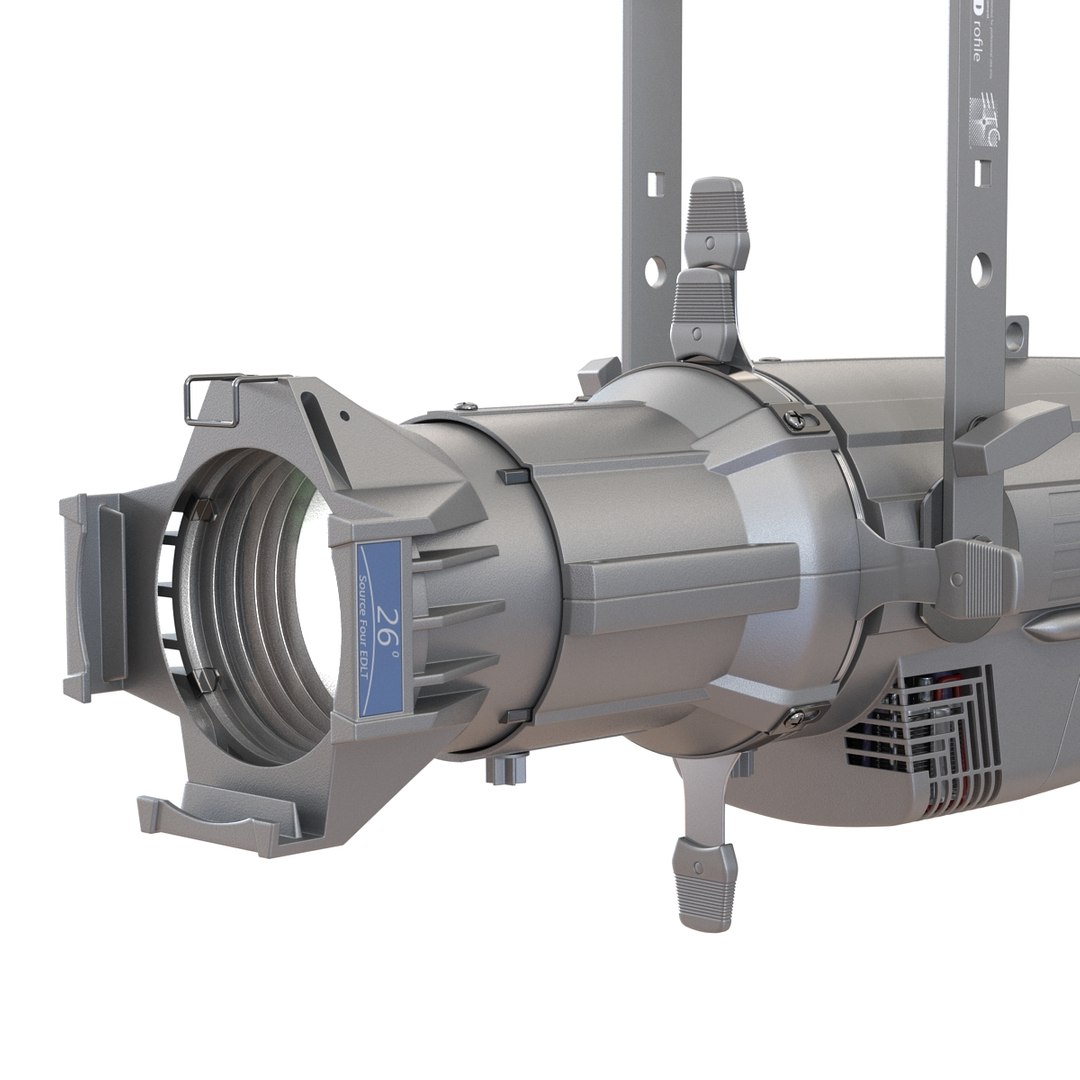 Source Led Silver 3d Model