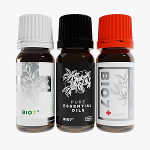 10ml Amber Glass Bottle with Different Designs