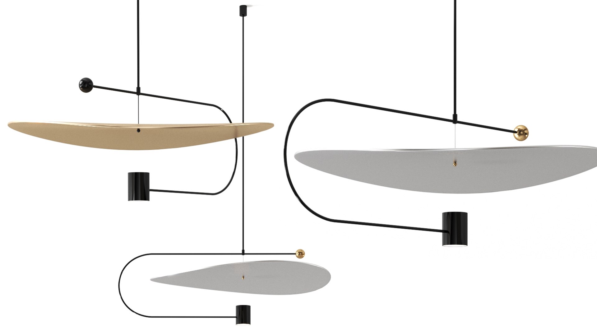 Float Wide Pendant Light 3d Model - Turbosquid 1905109