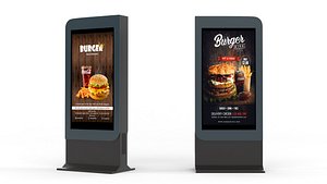 3D Electronic Kiosk model