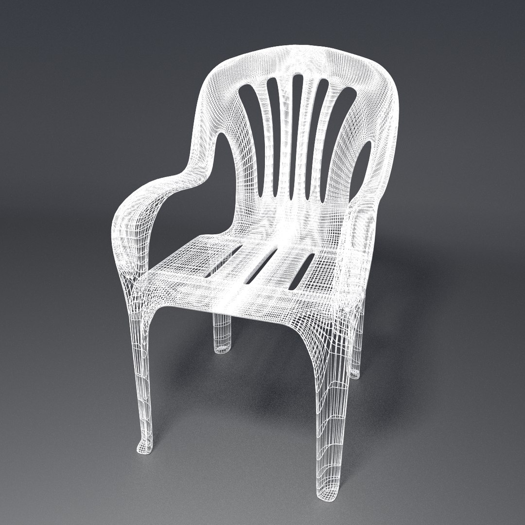 realistic chair 1 blend