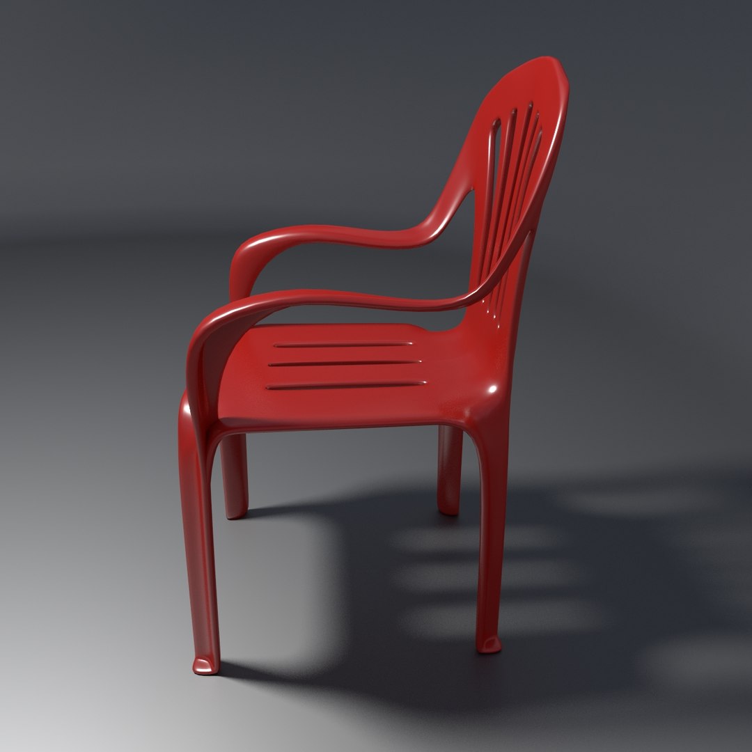 Realistic Chair 1 Blend