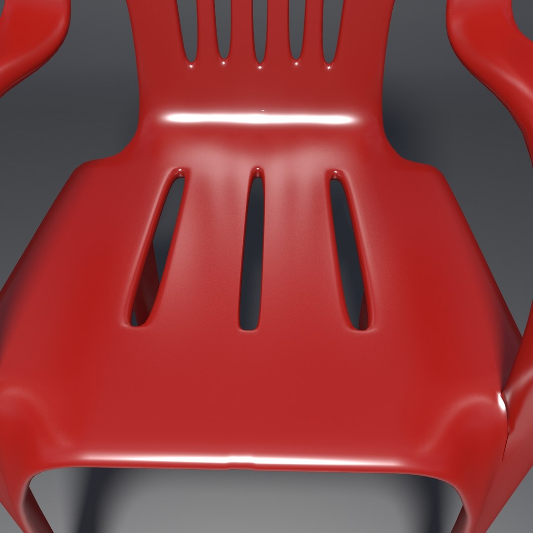 Realistic Chair 1 Blend