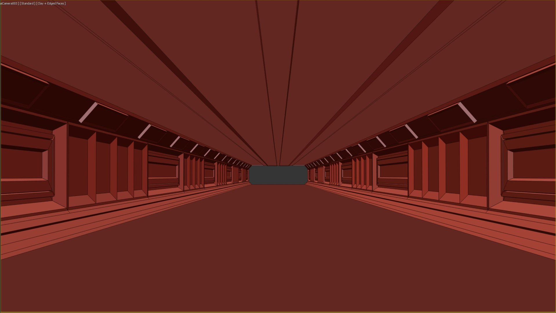 Low Poly Sci Fi Corridor 09 3D Model - TurboSquid 2098030