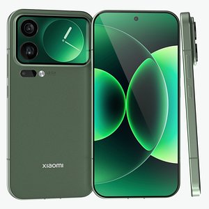 3D Xiaomi 17 Pro Green Morino