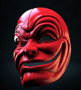 Hollywood Undead Da Karlzz Mask 3D model