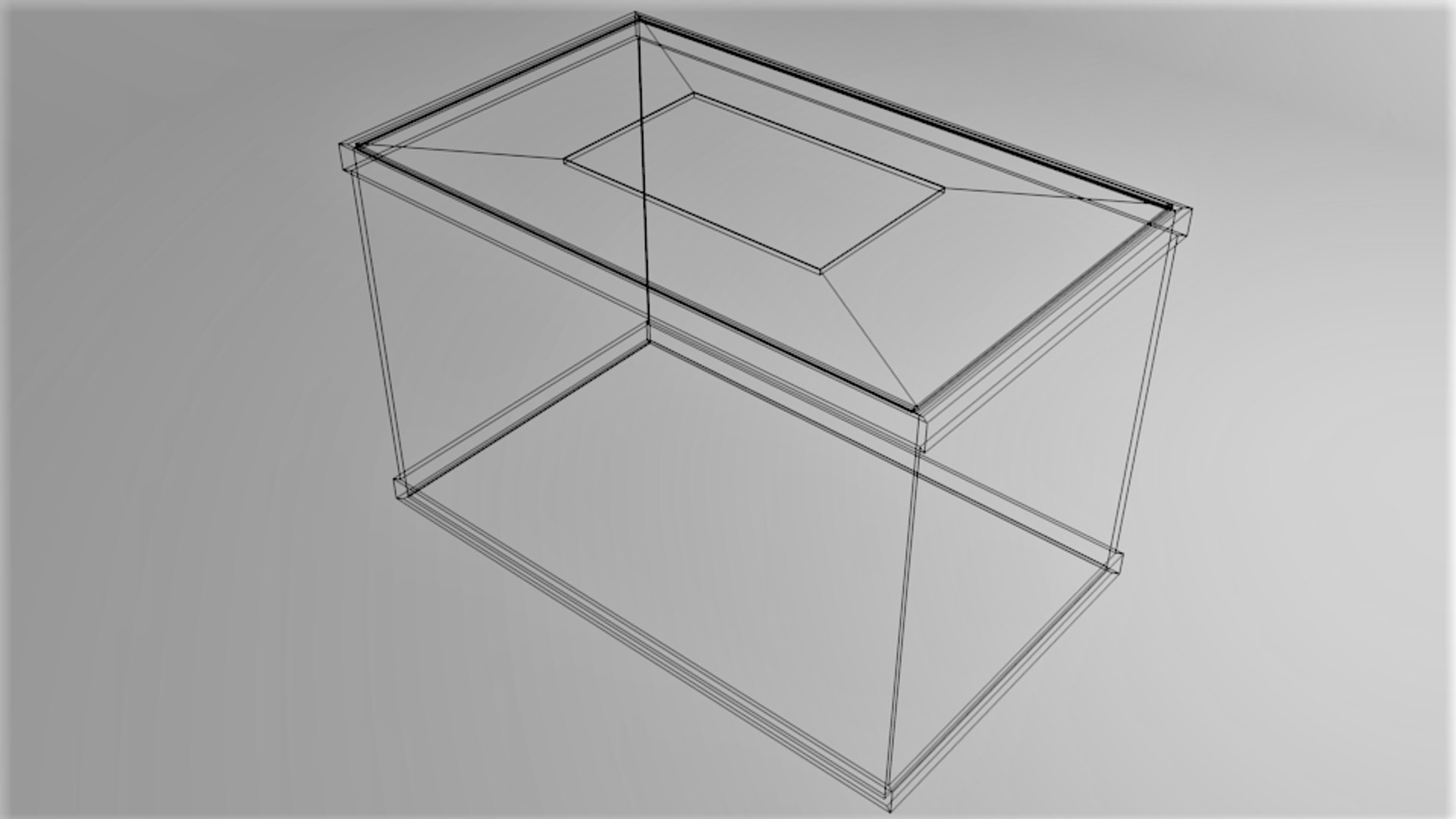 3D model rectangular aquarium - TurboSquid 1560627