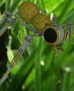 character mechanical ant 3d model
