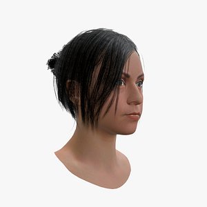 3D model 3D Realistic Woman Head Model
