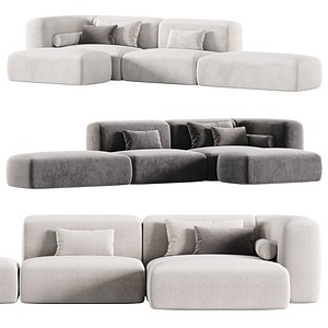 Clara Sofa Baxter 01 3D model