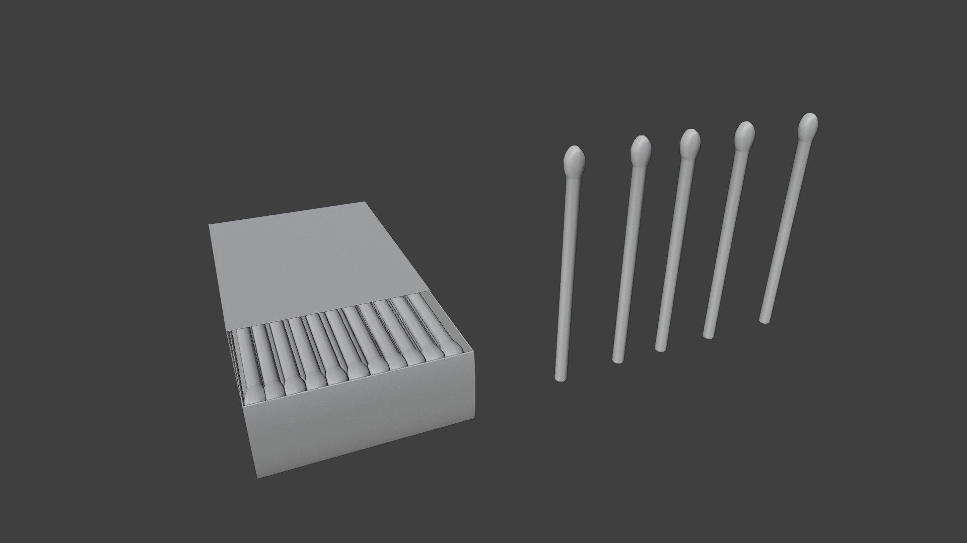 3D Matches package https://p.turbosquid.com/ts-thumb/PX/7ZJ4VM/vJ/14/png/1687814801/1920x1080/fit_q87/19a6f3bda4d480b72f8570db3913842a393ae1fb/14.jpg